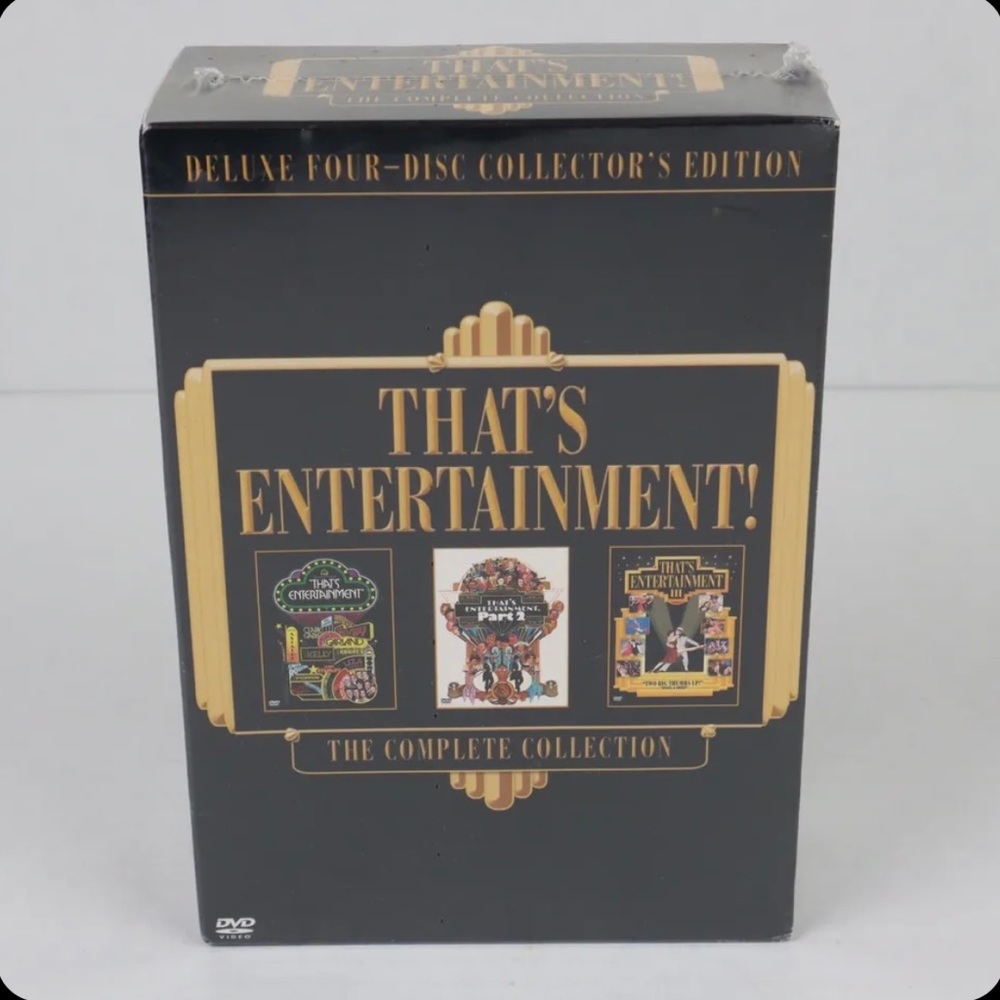 That’s Entertainment! Complete Collection Deluxe 4-Disc DVD Edition NEW!